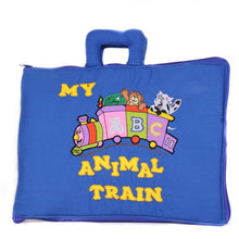 Load image into Gallery viewer, My Abc Animal Train Cloth Book
