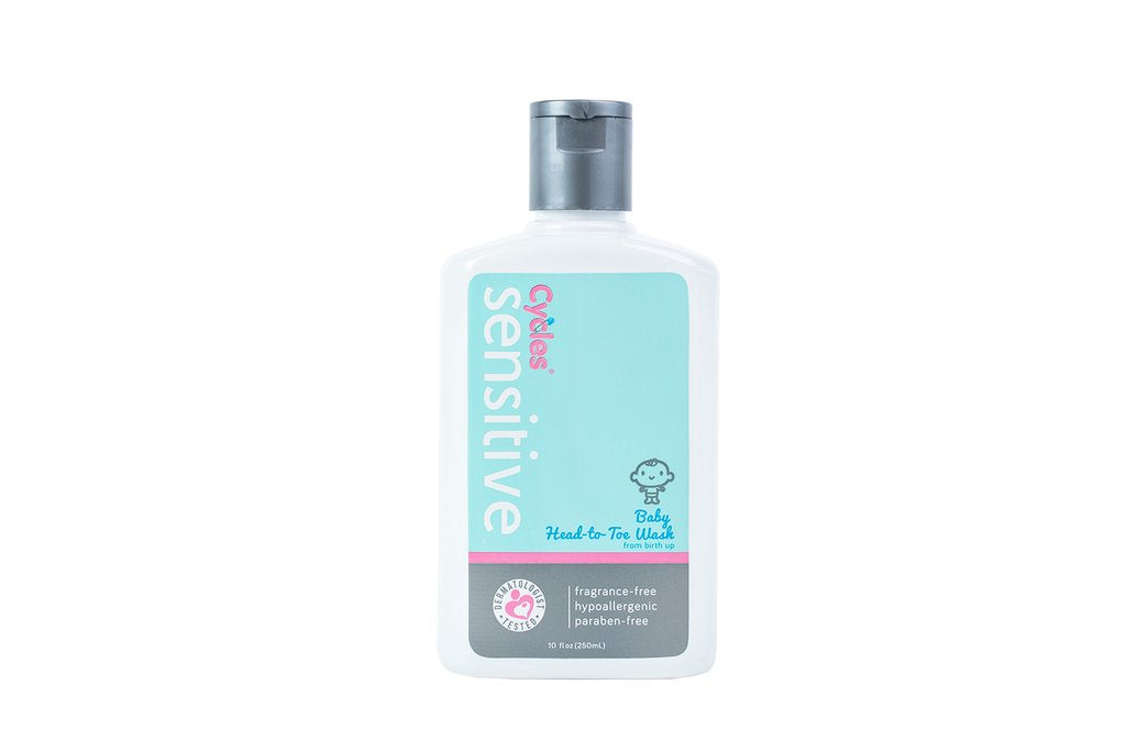 Cycles Sensitive Head to Toe Wash 250mL
