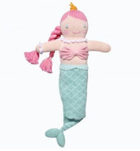 Load image into Gallery viewer, Zubels Handknit Doll - Marina the Mermaid
