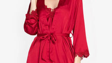 Load image into Gallery viewer, Feminism Clothing - 4pcs Silk Robe Set (Athena)

