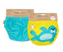 Load image into Gallery viewer, Zoocchini UPF50 Reusable Swim Diaper Set of 2 (Baby/Toddler)
