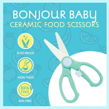 Load image into Gallery viewer, Bonjour Baby Food-Grade Ceramic Scissors
