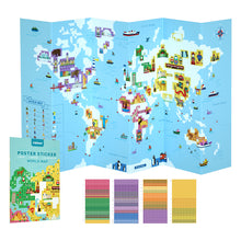 Load image into Gallery viewer, Mideer Poster Sticker World Map
