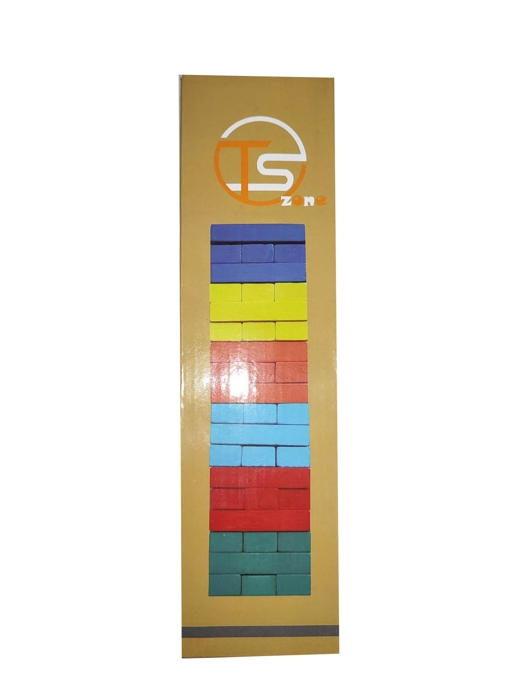 Wooden Colour Stack it, Pack it, & Go - Jengga