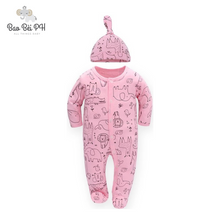 Load image into Gallery viewer, Bao Bei PH Coby Frogsuit + Matching Hat for 0-3 months
