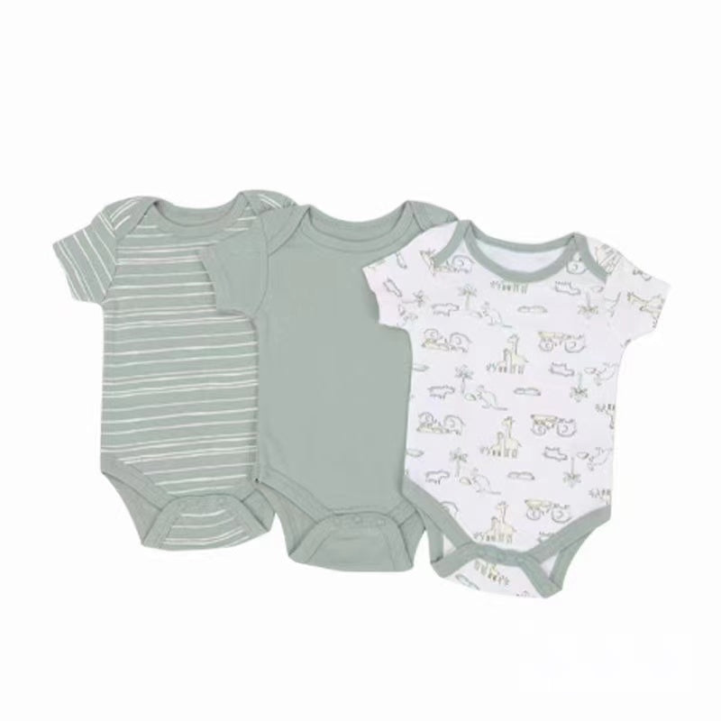 Kyle & Deena Onesie - 3pcs baby Set Bodysuit