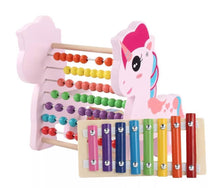Load image into Gallery viewer, Wooden Calculating Bracket w/ Xylophone
