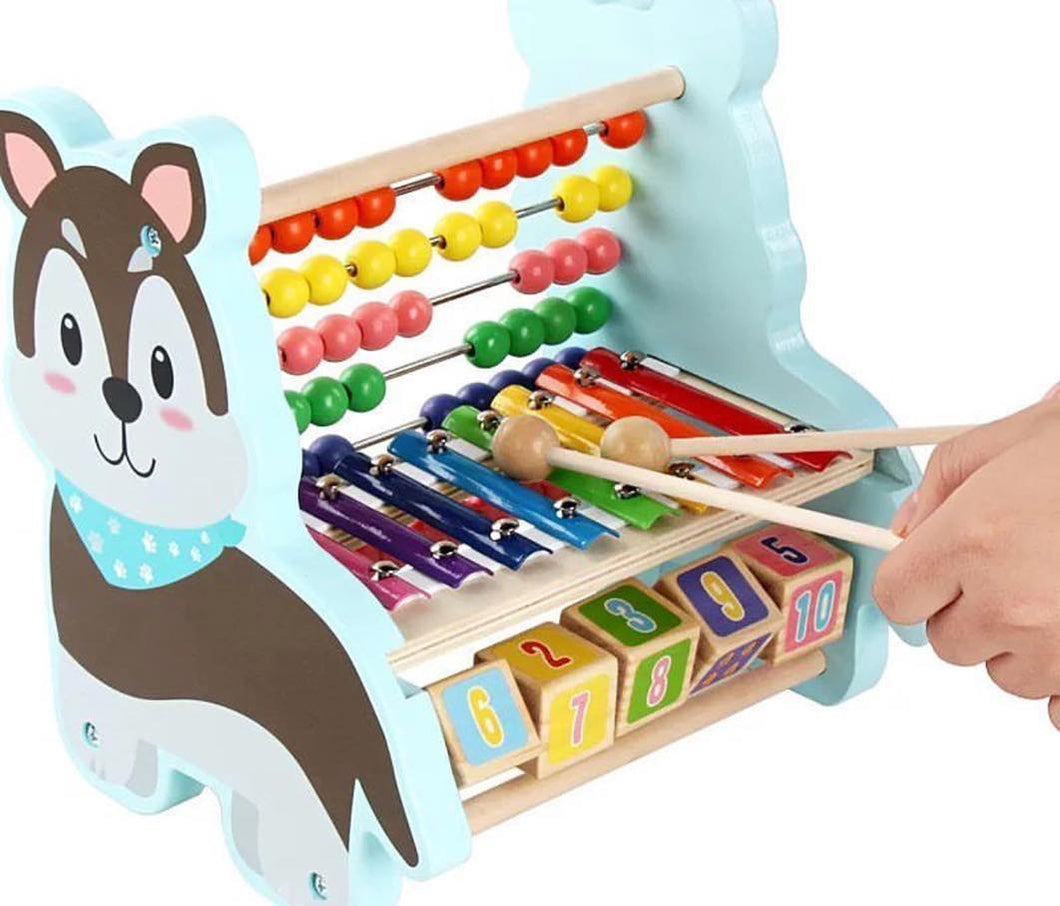 Wooden Calculating Bracket w/ Xylophone