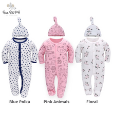 Load image into Gallery viewer, Bao Bei PH Coby Frogsuit + Matching Hat for 0-3 months
