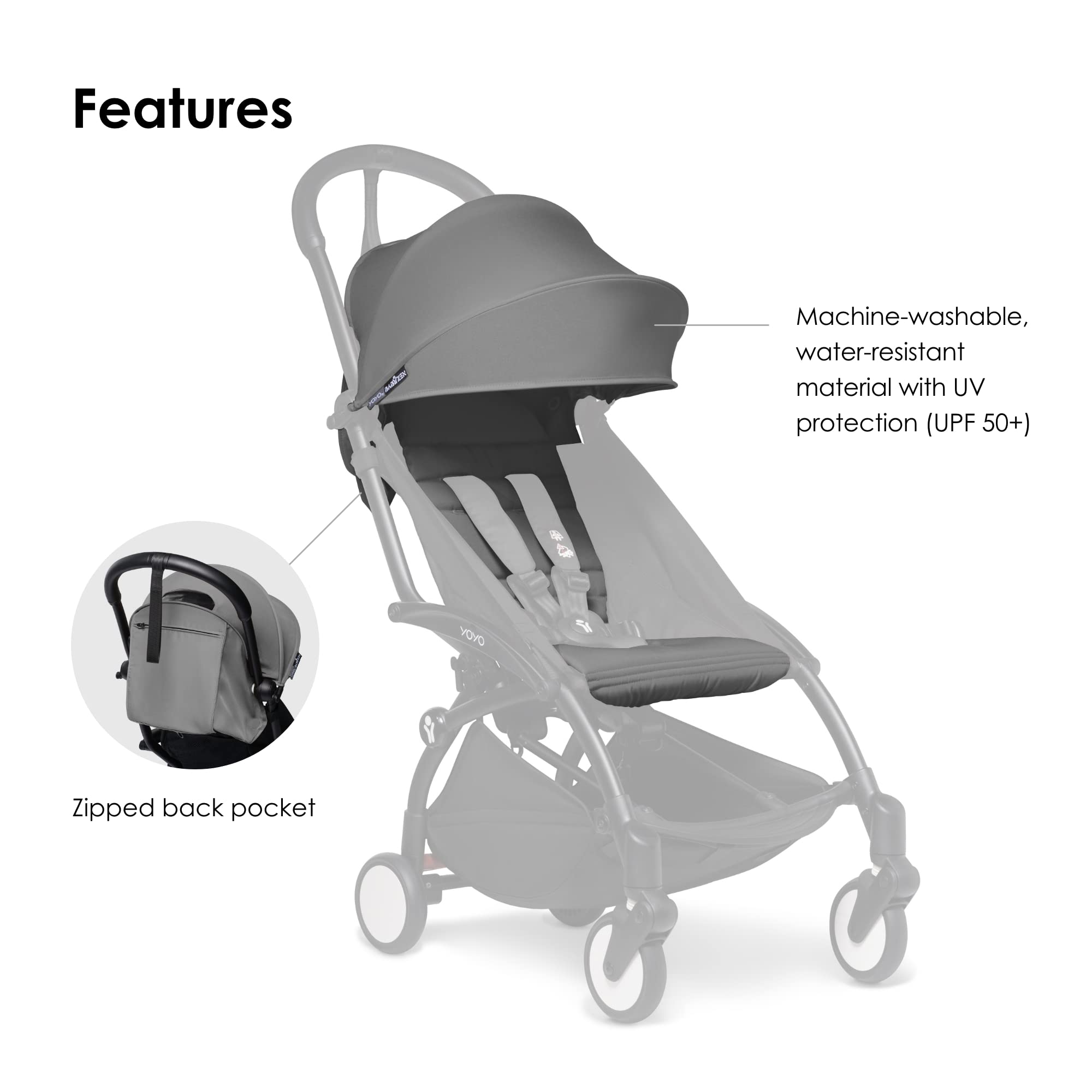 babyzen yoyo 6+　ベビーゼンヨーヨー　グレー 楽天市場】【6+専用 カラーパック】ベビーゼン ヨーヨー BABY