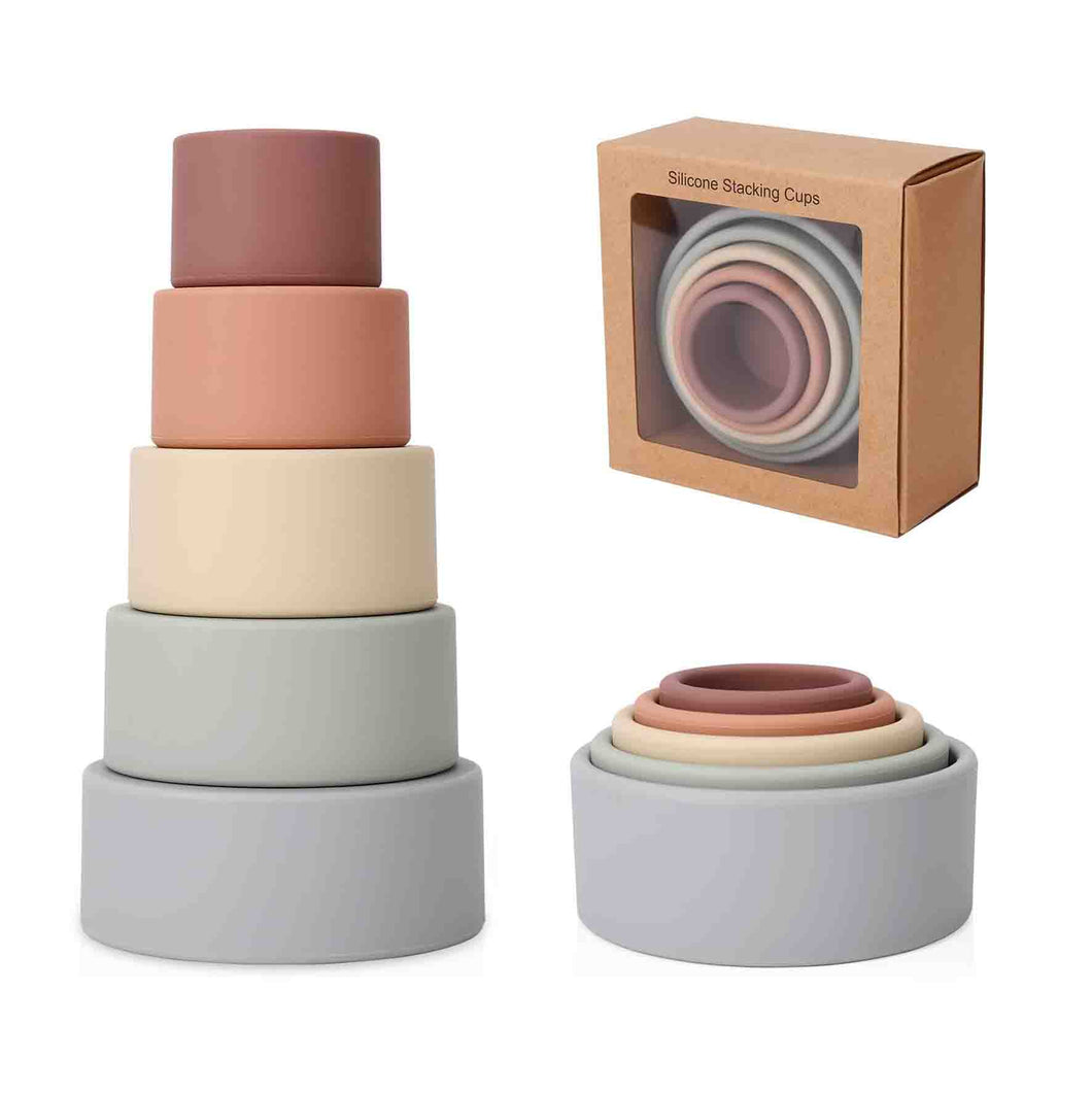 Nooboo Silicone Stacking Cups