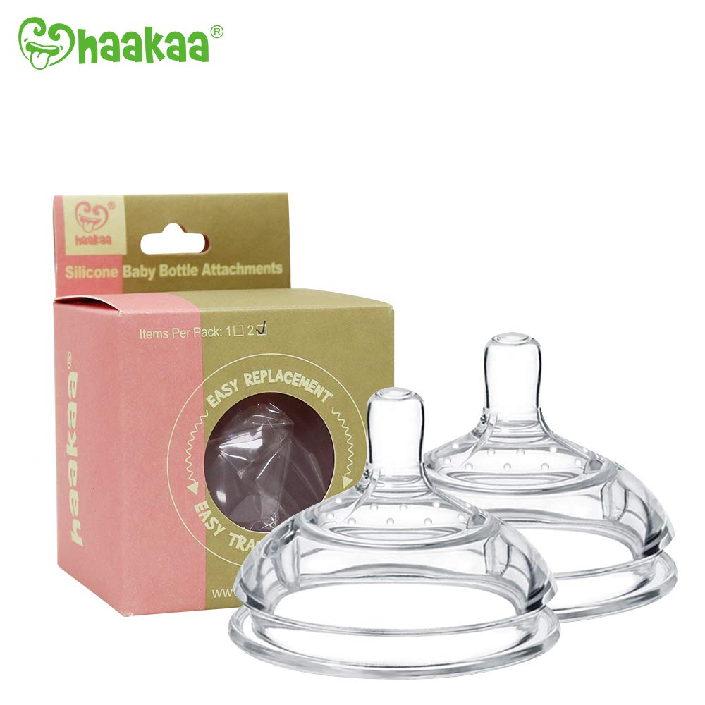 Haakaa Gen 3 Silicone Bottle Anti-Colic Nipple 2pcs.