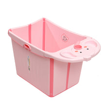 Load image into Gallery viewer, Bunny Bubbles Baby Co Large Foldable Baby Tub
