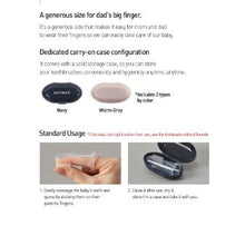 Load image into Gallery viewer, Mother-K Silicone Finger Toothbrush Set
