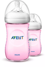 Load image into Gallery viewer, Philips Avent Natural Baby Bottle 9oz/260ml Twin Pack
