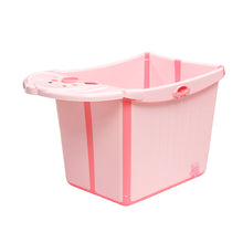 Load image into Gallery viewer, Bunny Bubbles Baby Co Large Foldable Baby Tub
