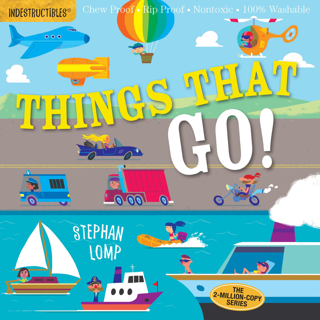 Indestructibles Things That Go! Book