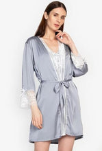 Load image into Gallery viewer, Feminism Clothing - Luna Lounge Wear Silk Robe Set 5pcs
