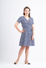 Load image into Gallery viewer, Mome - Freda Dress Printed Blue Design
