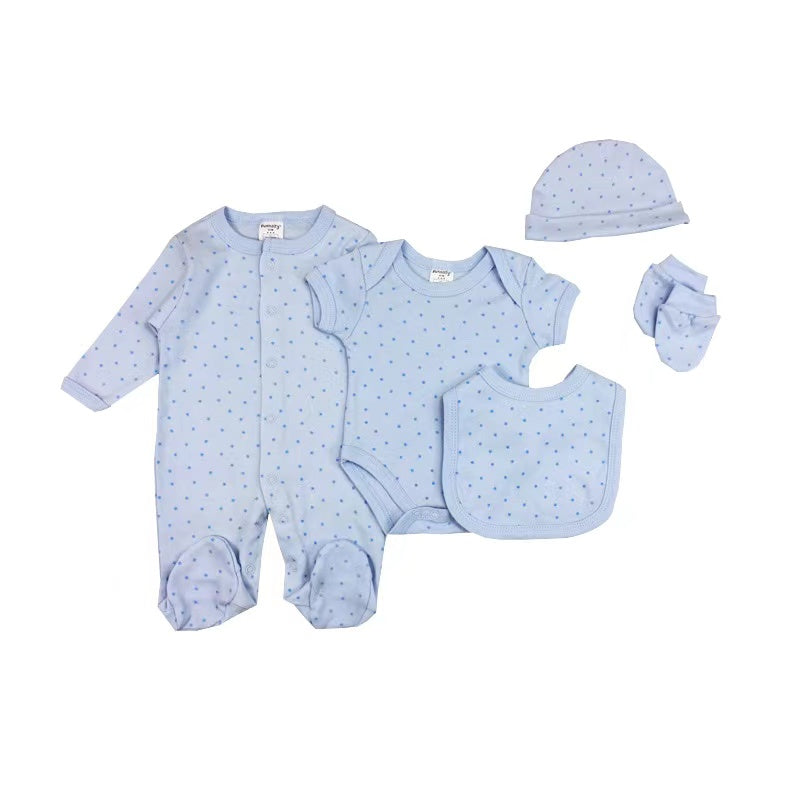 Sunnozy Onesie 5pcs Baby Clothes (0-3months)