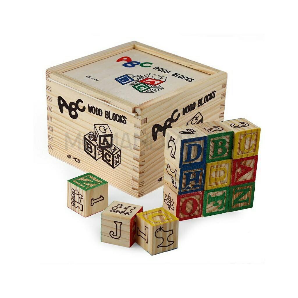 Wooden ABC Blocks – Urban Mom