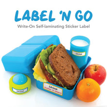 Load image into Gallery viewer, Totsafe Label &#39;N Go Write On Self-Laminating Stickers 74&#39;s
