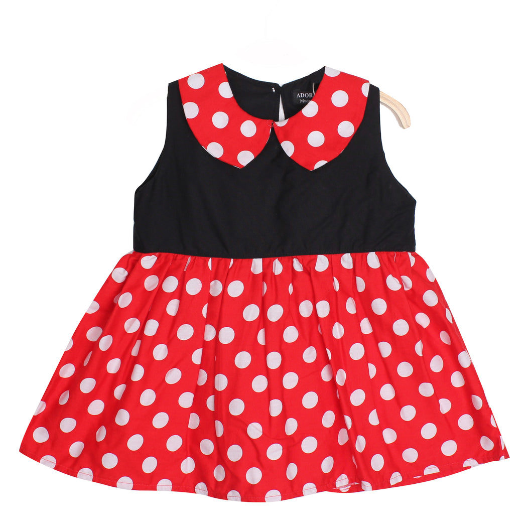 Adorable Baby Girls Kids Minnie Mouse Dress