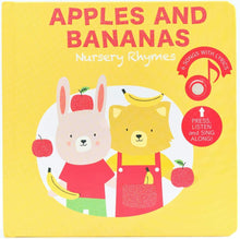 Load image into Gallery viewer, Cali&#39;s Books Apples and Bananas Nursery Rhymes
