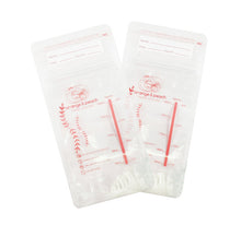 Load image into Gallery viewer, Orange and Peach Breastmilk Storage Bags 4 oz. Super Value Pack 10 pcs.
