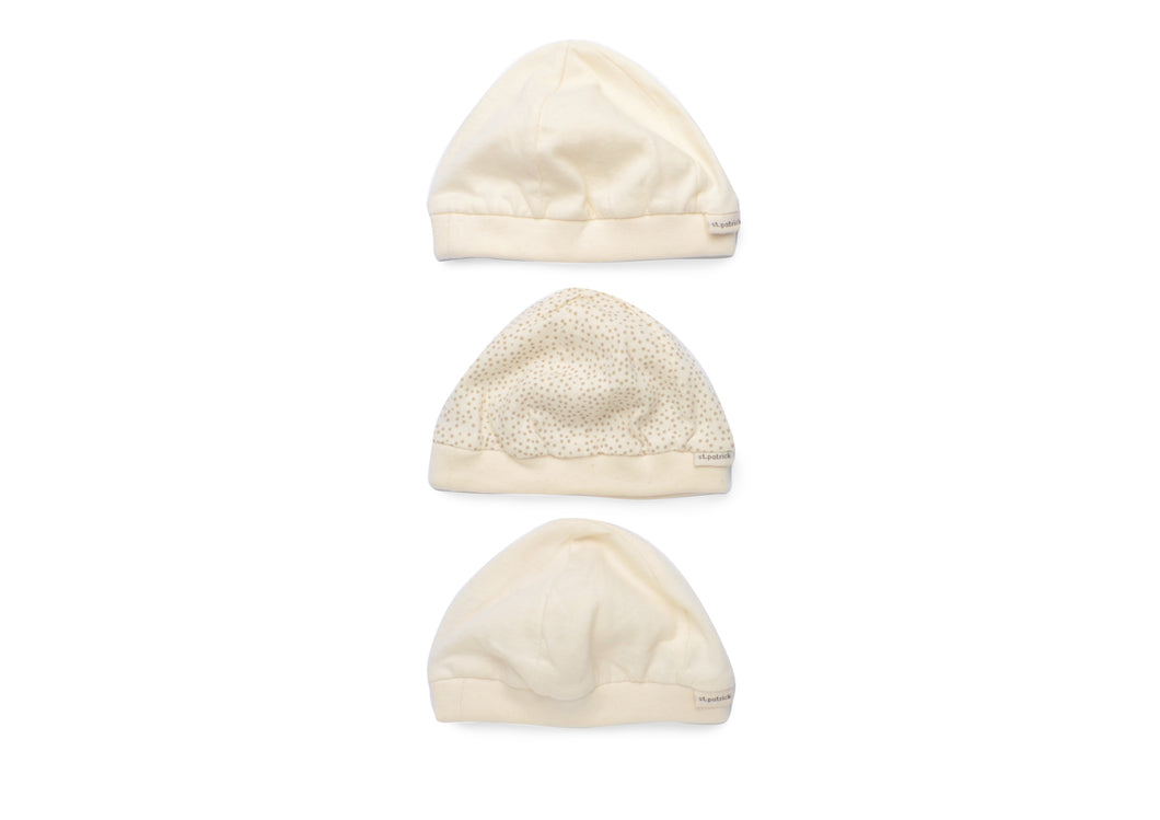 St. Patrick Newborn Unisex 3 Piece Beanie