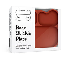 Load image into Gallery viewer, We Might Be Tiny Stickie Plate Silicone Divided Plate with Suction Foot
