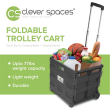 Load image into Gallery viewer, Clever Spaces Foldable Trolley Cart
