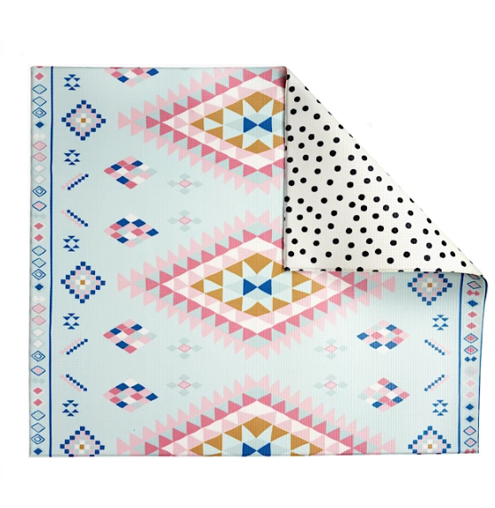 Play with Pieces - Moroccan Rug/ Polka Dot Play Mat