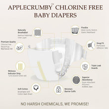 Load image into Gallery viewer, Applecrumby Chlorine Free Baby Tape Diaper
