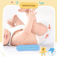 Load image into Gallery viewer, Baby Moby Chlorine Free Tape Diapers (New Born Size 0-5kgs) - 42 pcs
