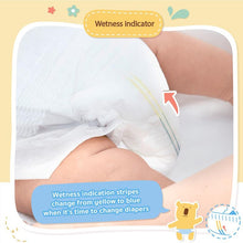 Load image into Gallery viewer, Baby Moby Chlorine Free Tape Diapers (New Born Size 0-5kgs) - 42 pcs
