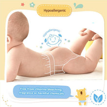 Load image into Gallery viewer, Baby Moby Chlorine Free Tape Diapers (New Born Size 0-5kgs) - 42 pcs
