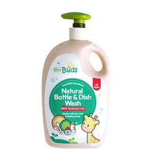 Load image into Gallery viewer, Tiny Buds Natural Dish &amp; Bottle Wash Fragrance Free
