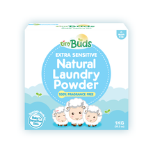 Load image into Gallery viewer, Tiny Buds Laundry Powder Extra Sensitive Fragrance Free
