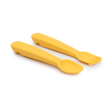Load image into Gallery viewer, We Might Be Tiny Feedie Fork and Spoon Set
