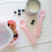 Load image into Gallery viewer, We Might Be Tiny Feedie Fork and Spoon Set
