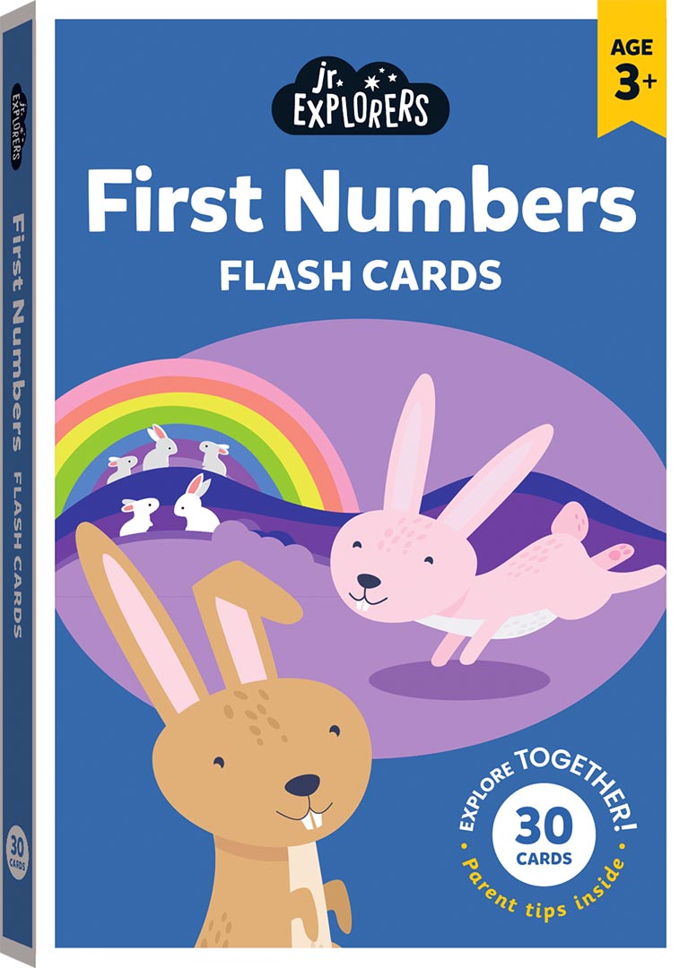 Junior Explorers First Numbers Flash Cards (Large)