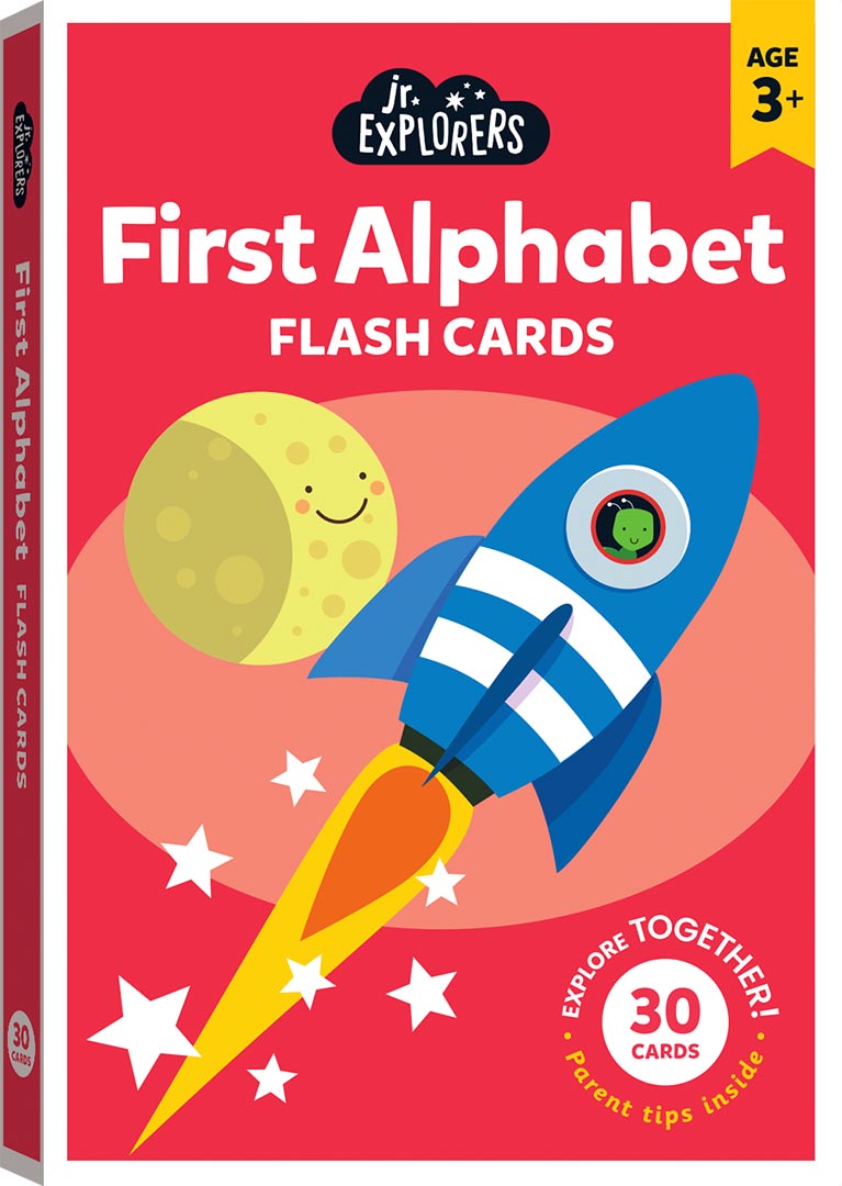 Junior Explorers First Alphabet Flash Cards (Large)