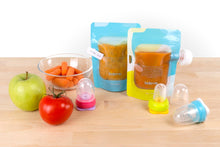Load image into Gallery viewer, Kidsme Reusable Food Pouch with Adaptor Set
