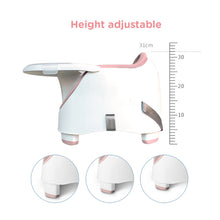 Load image into Gallery viewer, Orange and Peach Premium Booster Seat and Travel High Chair

