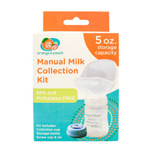 Load image into Gallery viewer, Orange and Peach Manual Milk Collection Kit
