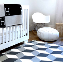 Load image into Gallery viewer, Play with Pieces - Polka Dot/ Geo Play Mat

