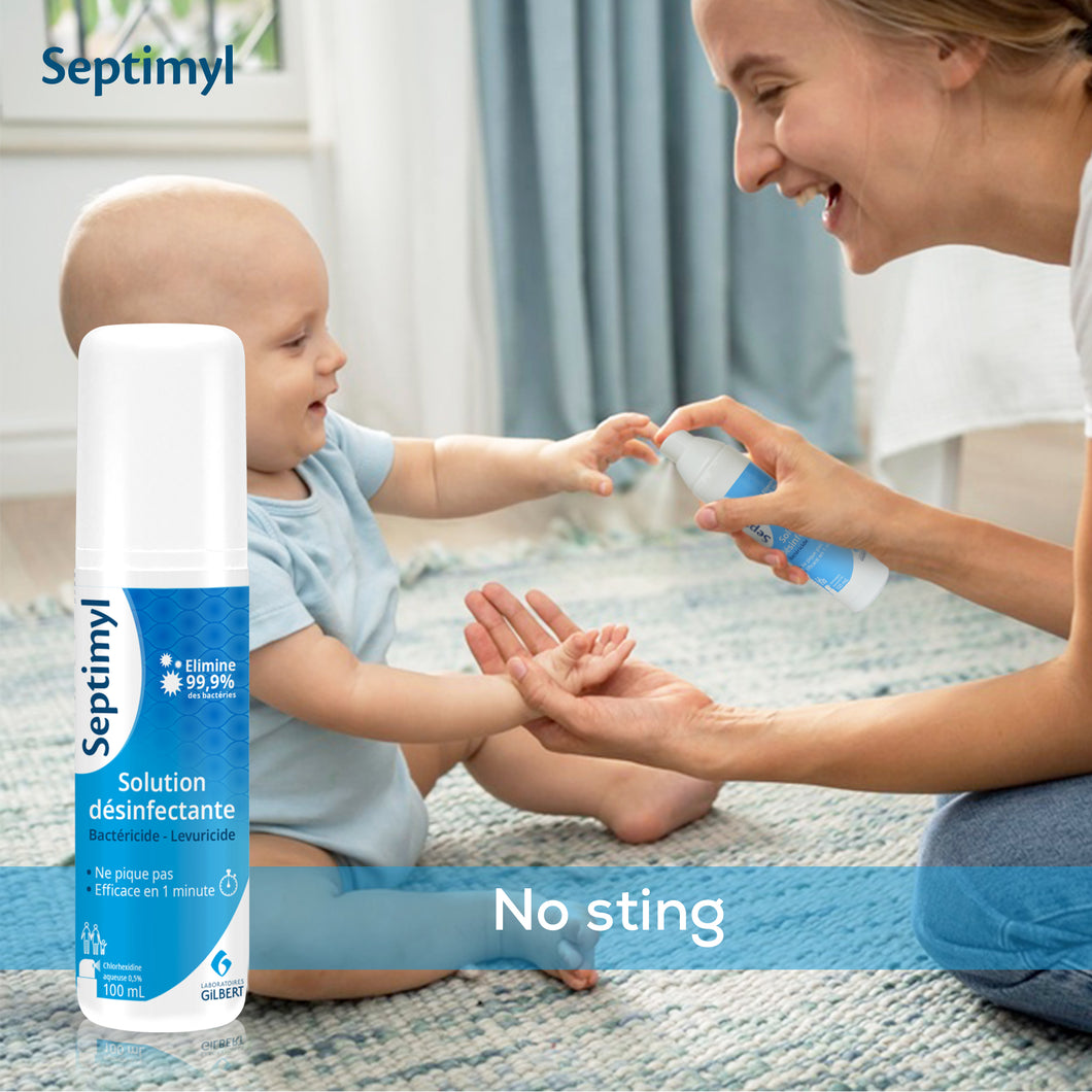 Septimyl Disinfectant Solution 100ml Spray Bottle