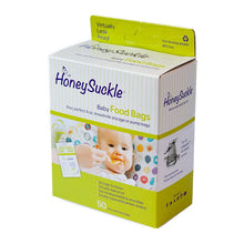 Load image into Gallery viewer, Honeysuckle Breastmilk Storage/ Baby Food Bags 4oz 25s
