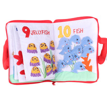 Load image into Gallery viewer, Under The Sea Counting Book 1.0 Cloth Book
